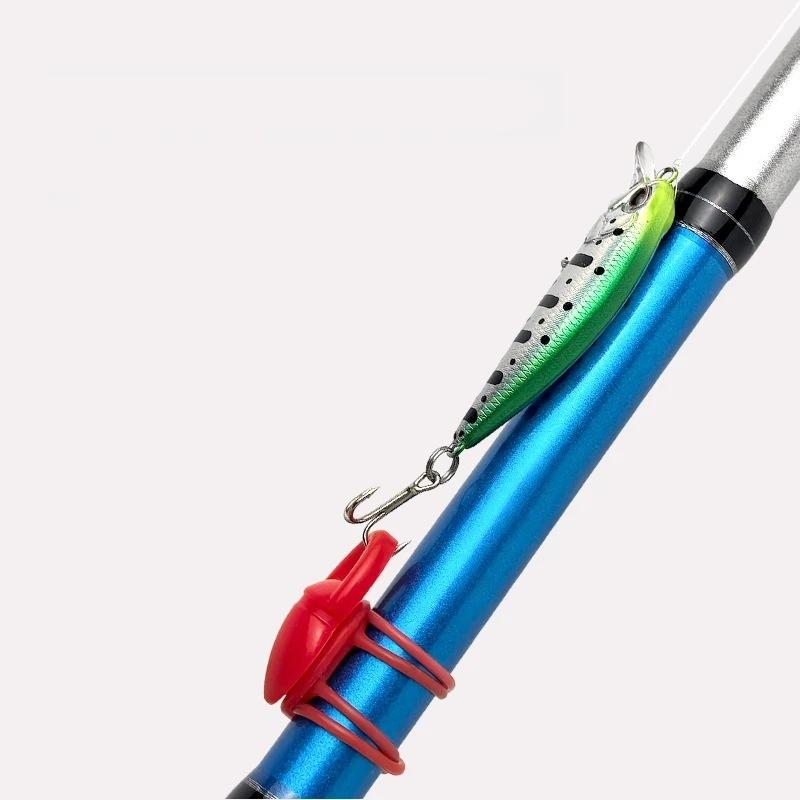 Fishing Hook Size - Fixateur d'hameçon de pêche en silicone