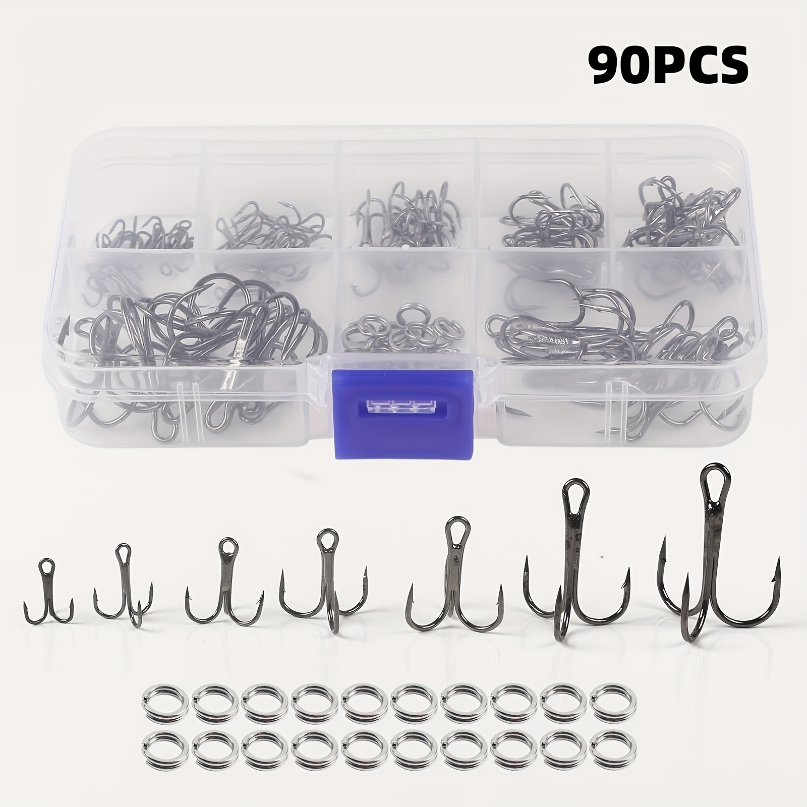 Fishing Hook Assortment - Kit de leurres à triple hameçon