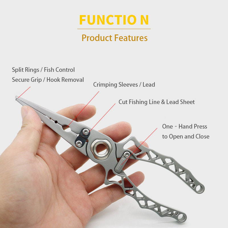 Pince de pêche portable en aci - Fishing Hook Stainless Steel avis et prix