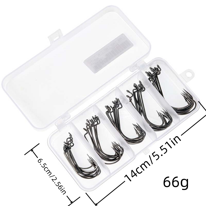 50 pièces/boîte Hameçons de pê - Fishing Hook Offset avis et prix